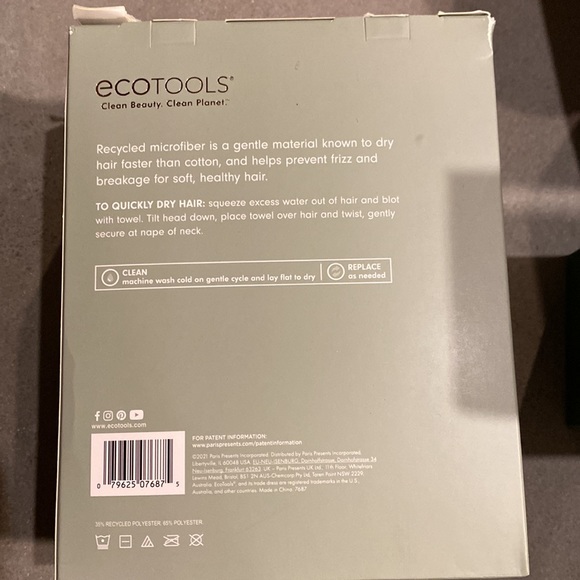 New 2 Quick Dry Hair Towels - set of 2 per box - Picture 5 of 6